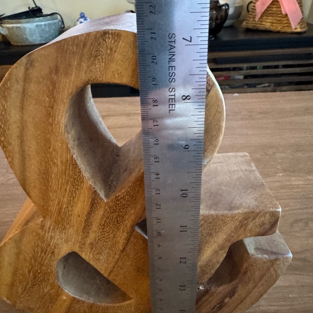 Wooden Ampersand Decor - Picture 7 of 13